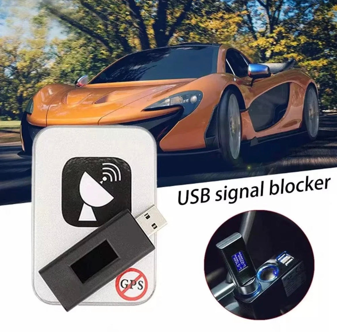 Bloqueur de GPS Anti‑Pistage