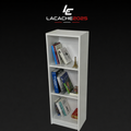 Mini Bibliothèque avec cachette secrète